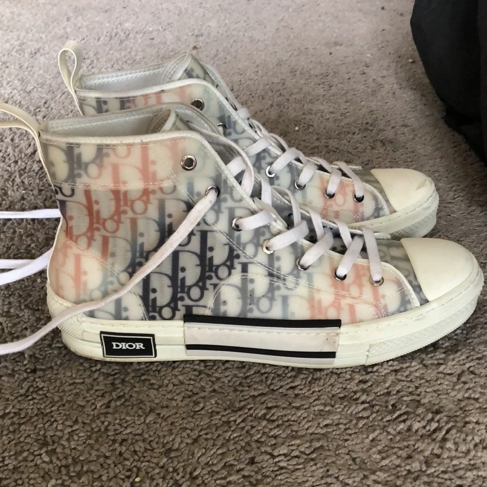 These Are Dior Shoes That Are Used But Still In Good Condition and Made in Italy - Picture 3 of 4